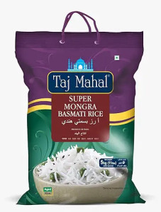 Taj Mahal Super Mongra Basmati Rice 5kg
